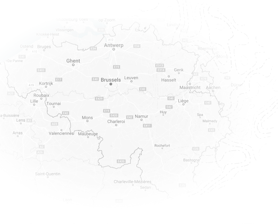 Carte de la Belgique